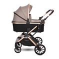 Passeggino GLORY 2in1+ADAPTERS con cesta per neonato PEARL Beige